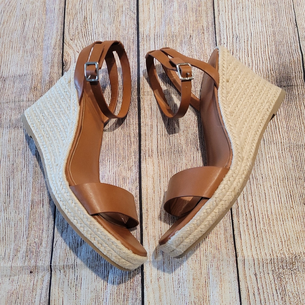Jute Wedge Sandal Strappy✨️ - Picture 3 of 6